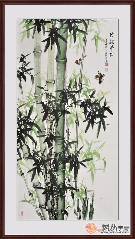 竹子畫風水